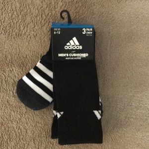 Adidas cushioned crew socks 3 pair